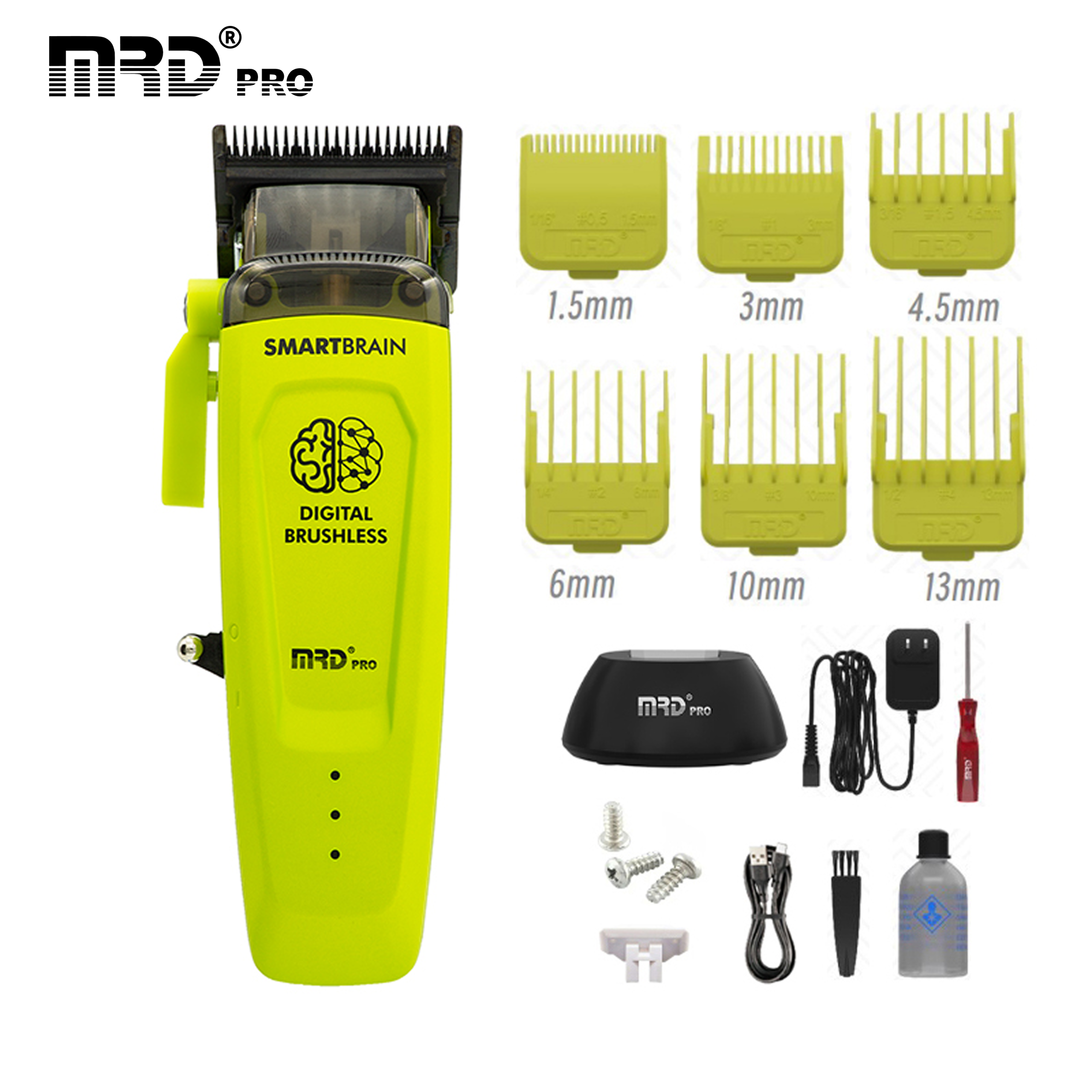 MRDPRO SMART BRAIN HC 90-4-GREEN-Hair Clipper – Intelligent Technology
