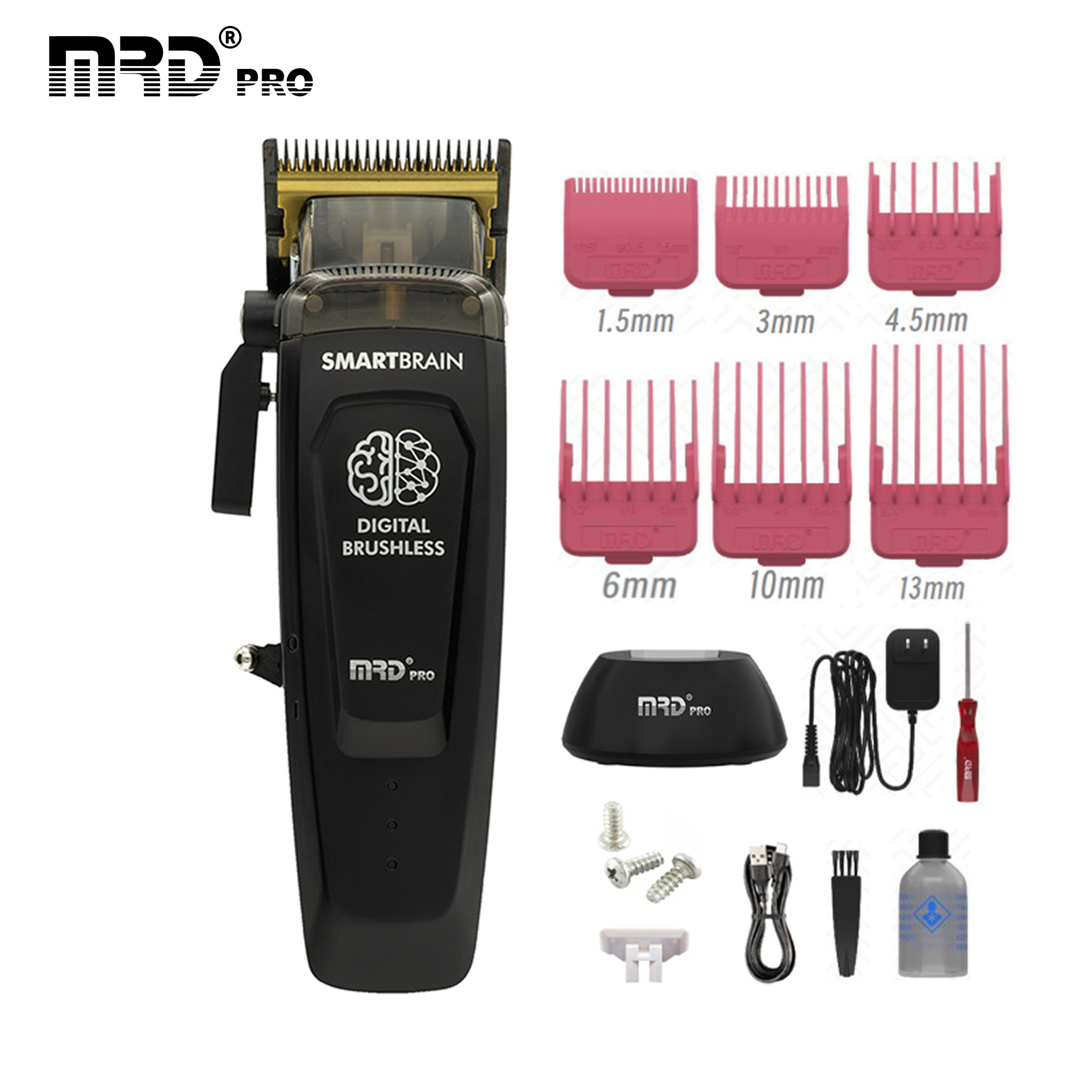 MRDPRO SMART BRAIN HC 90-4-BLACK-Hair Clipper – Intelligent Technology
