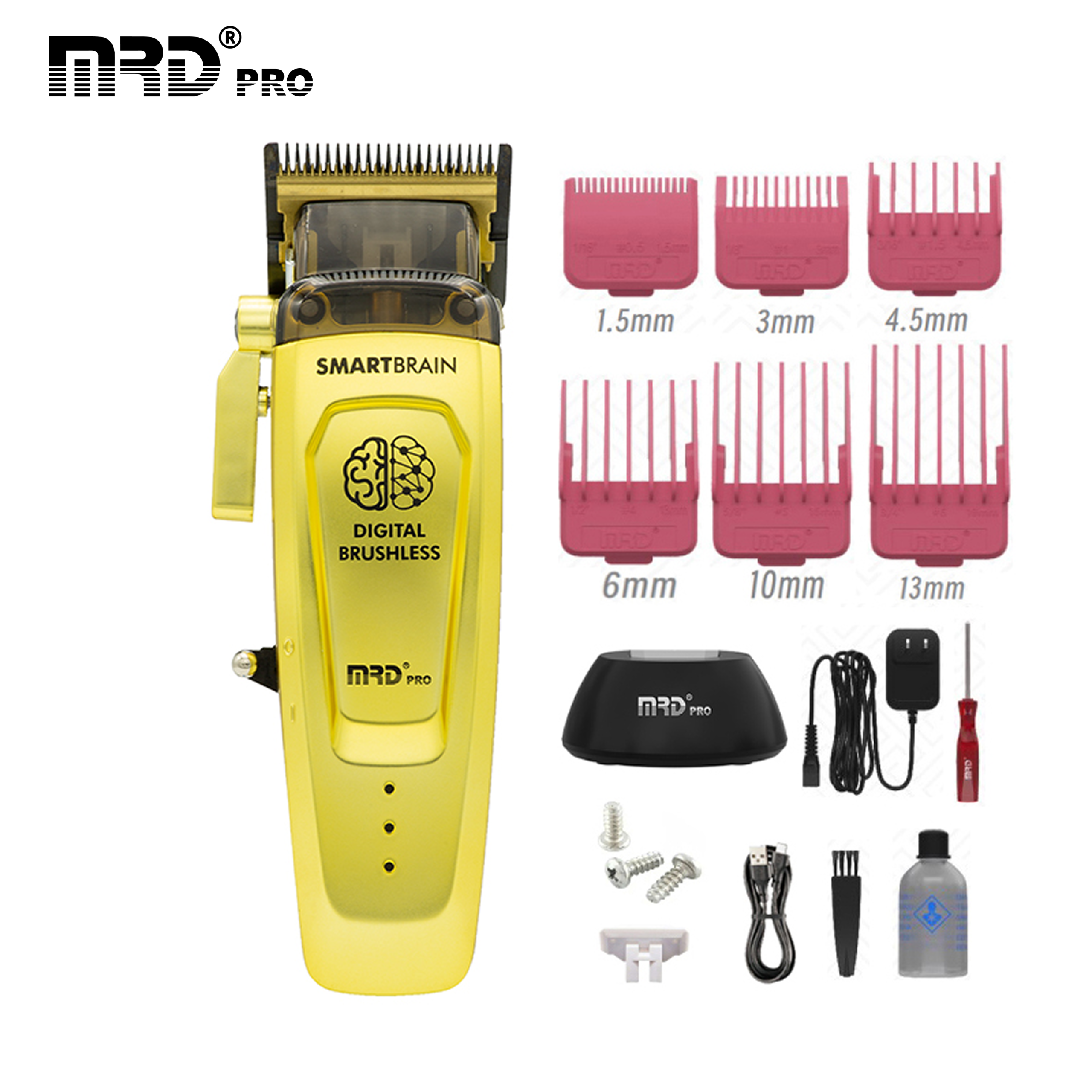 MRDPRO SMART BRAIN HC 90-4-GOLD-Hair Clipper – Intelligent Technology