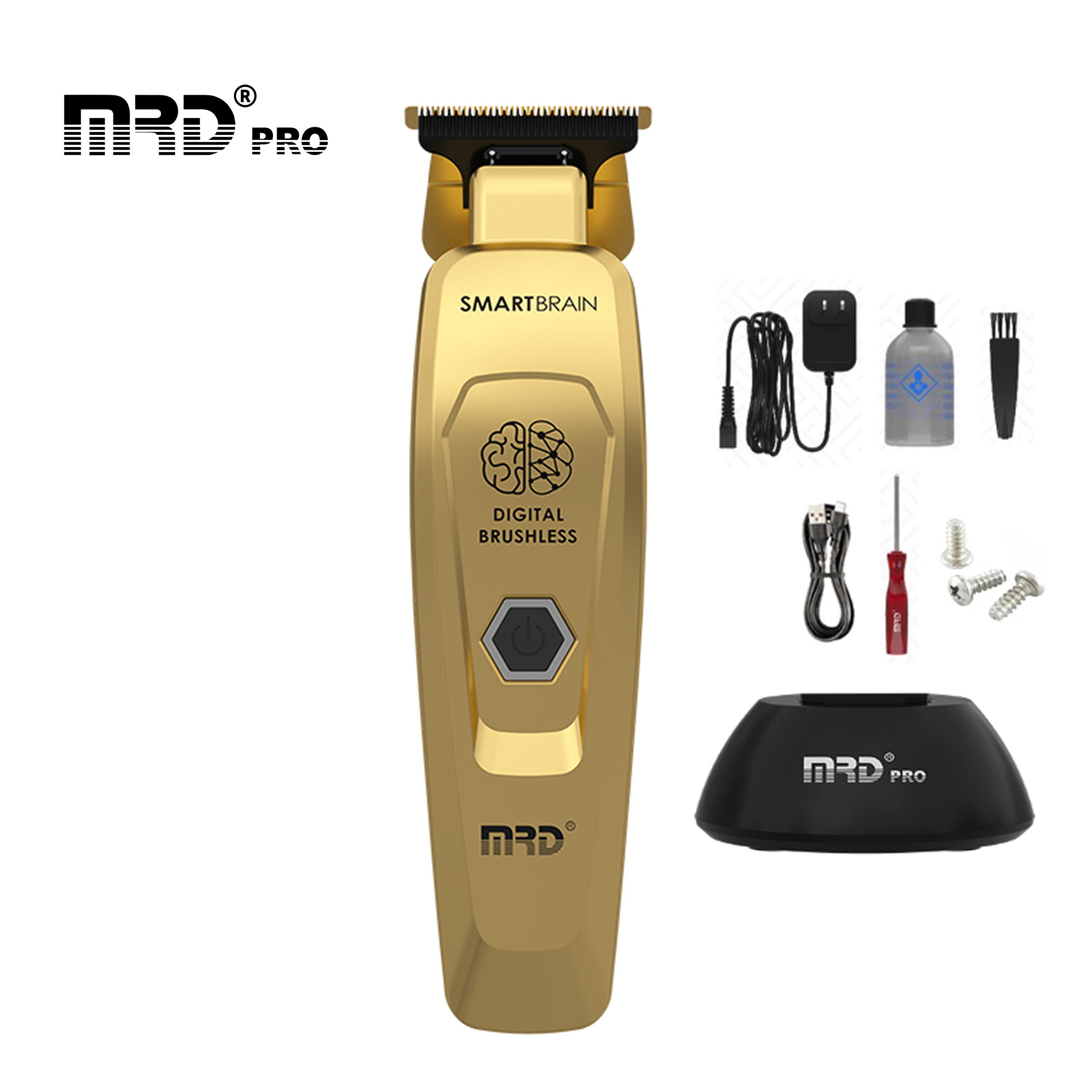 MRDPRO GMT 90-4 Trimmer-GOLD-Sharp Lines, Compact Design, Professional Performance
