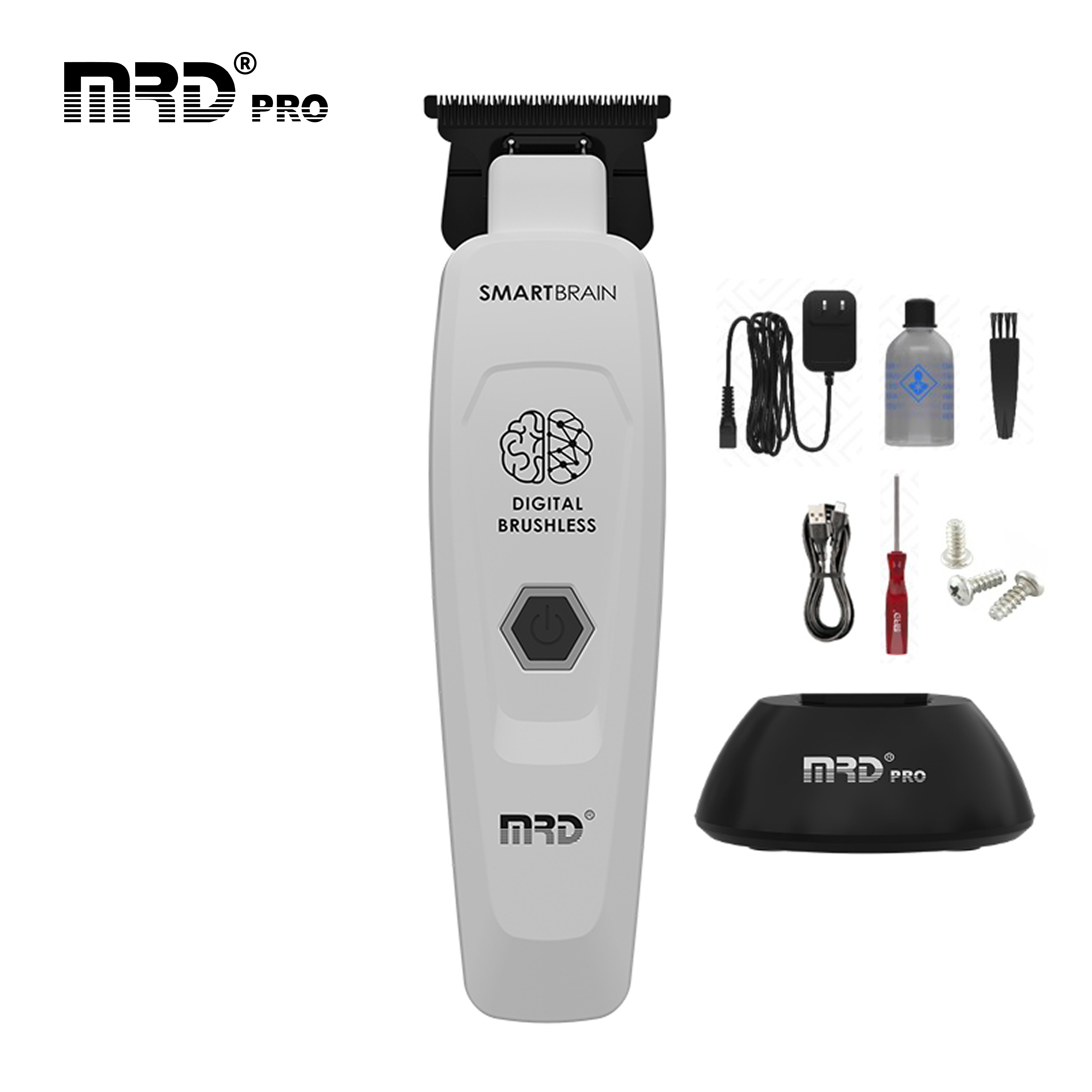 MRDPRO GMT 90-4 Trimmer-WHITE-Sharp Lines, Compact Design, Professional Performance