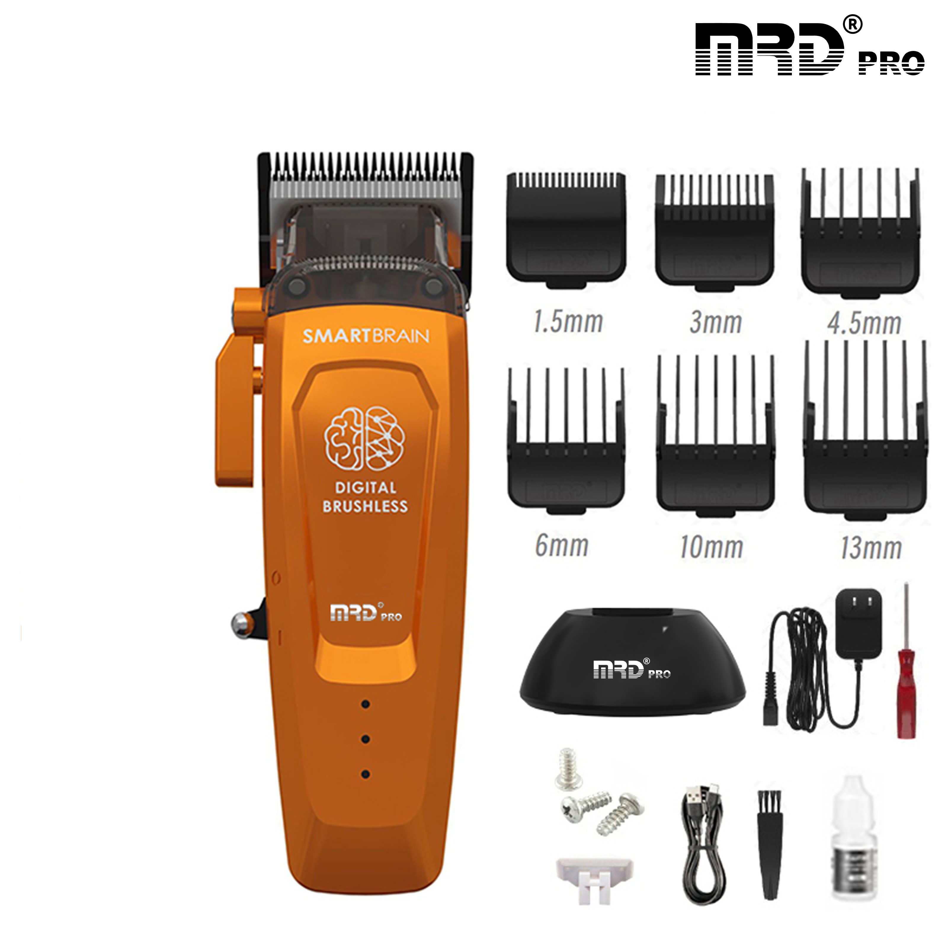 MRDPRO SMART BRAIN HC 90-4-ORANGE-Hair Clipper – Intelligent Technology