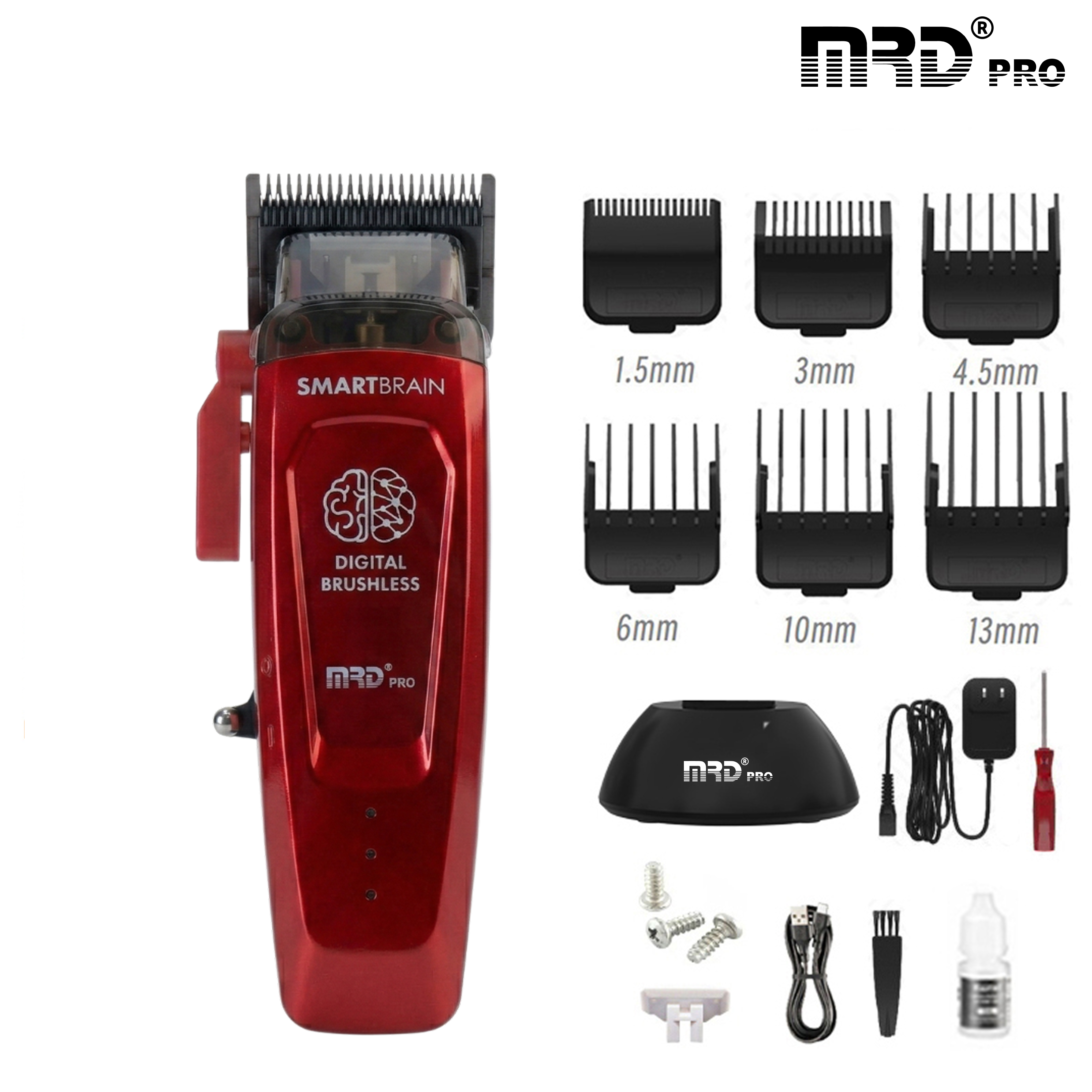 MRDPRO SMART BRAIN HC 90-4-BURGUNDY-Hair Clipper – Intelligent Technology