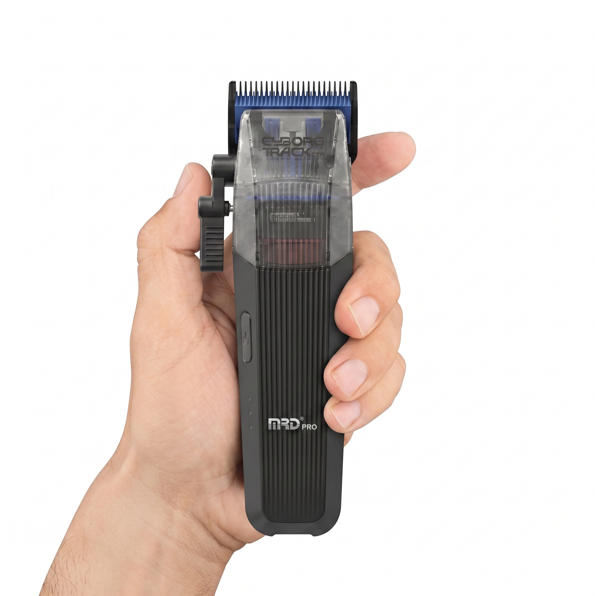 MRDpro CYBORG PRO 2026-BLACK-Professional Cordless Hair Clipper - Full Metal, 3300mAh, BLPU Motor for Barbers