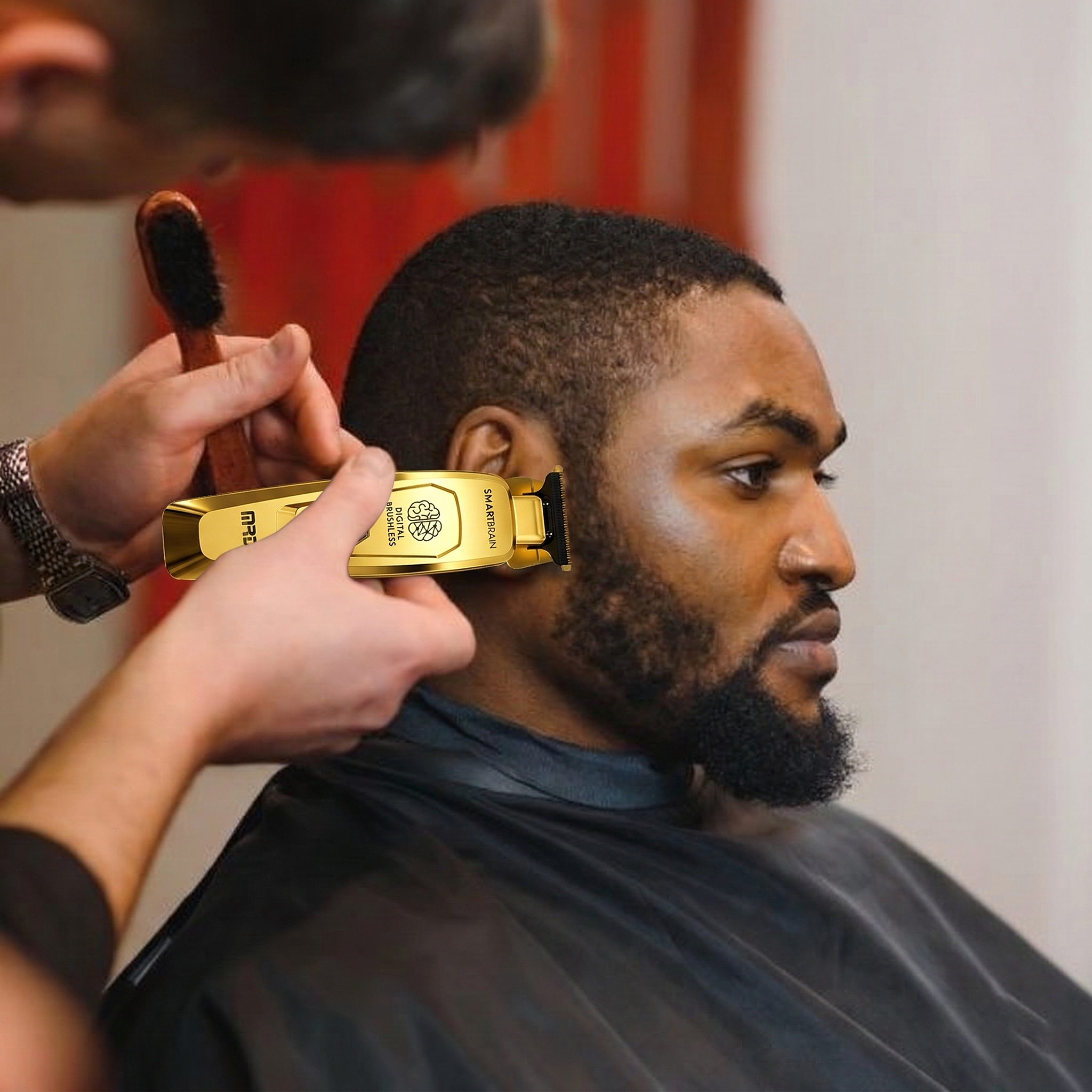MRDPRO GMT 90-4 Trimmer-GOLD-Sharp Lines, Compact Design, Professional Performance