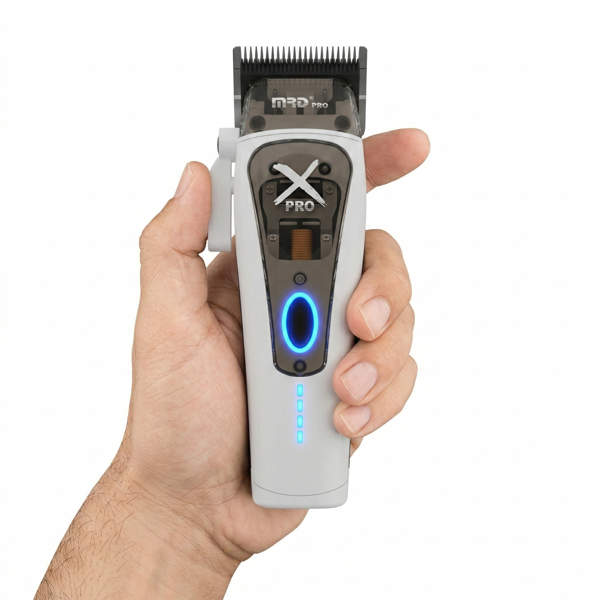 MRDPRO HC-999 XPRO-WHITE– Professional Hair Clipper, Premium