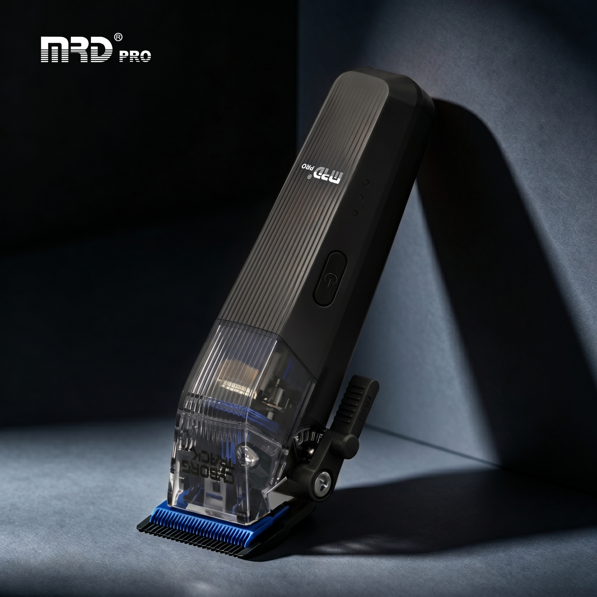 MRDpro CYBORG PRO 2026-BLACK-Professional Cordless Hair Clipper - Full Metal, 3300mAh, BLPU Motor for Barbers