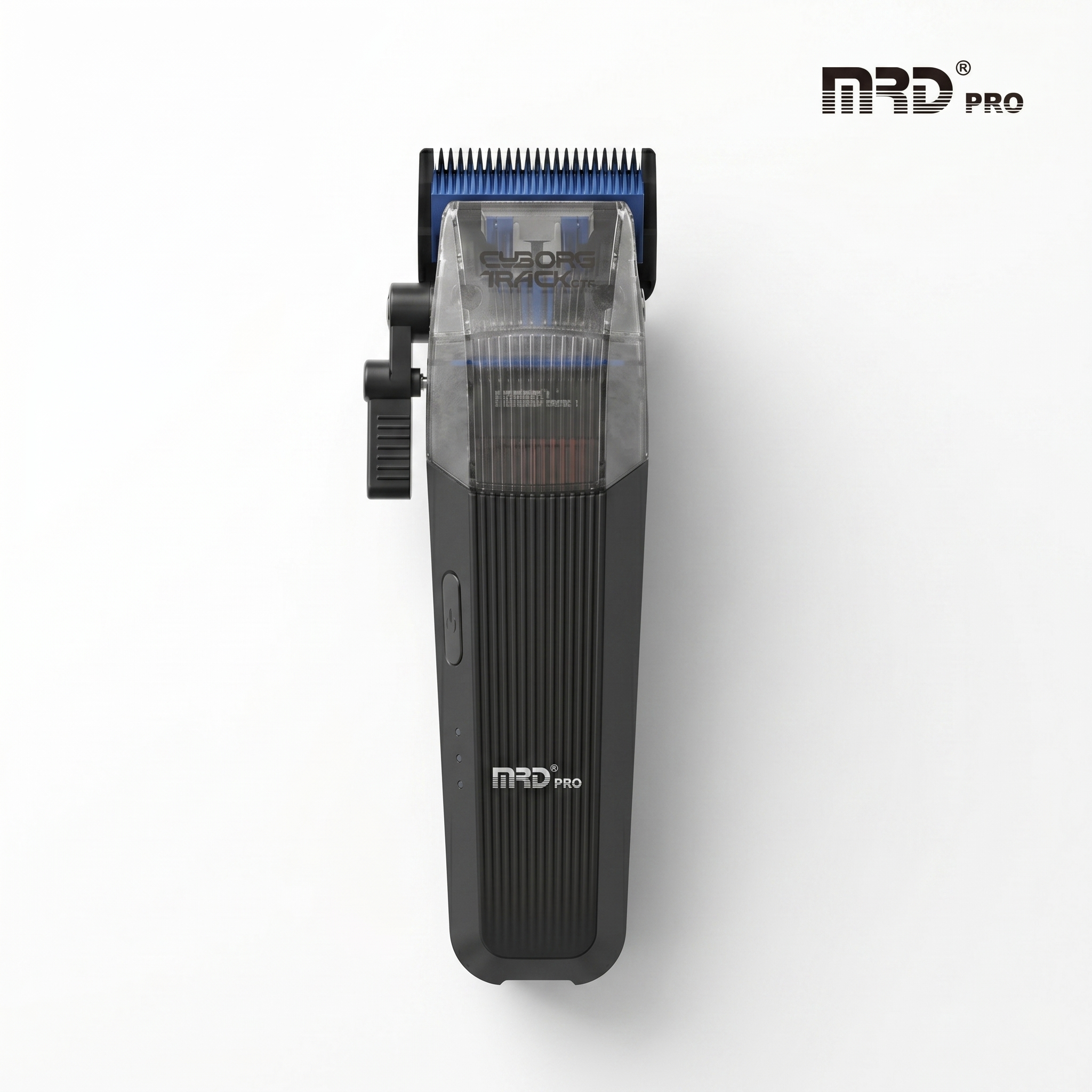 MRDpro CYBORG PRO 2026-BLACK-Professional Cordless Hair Clipper - Full Metal, 3300mAh, BLPU Motor for Barbers