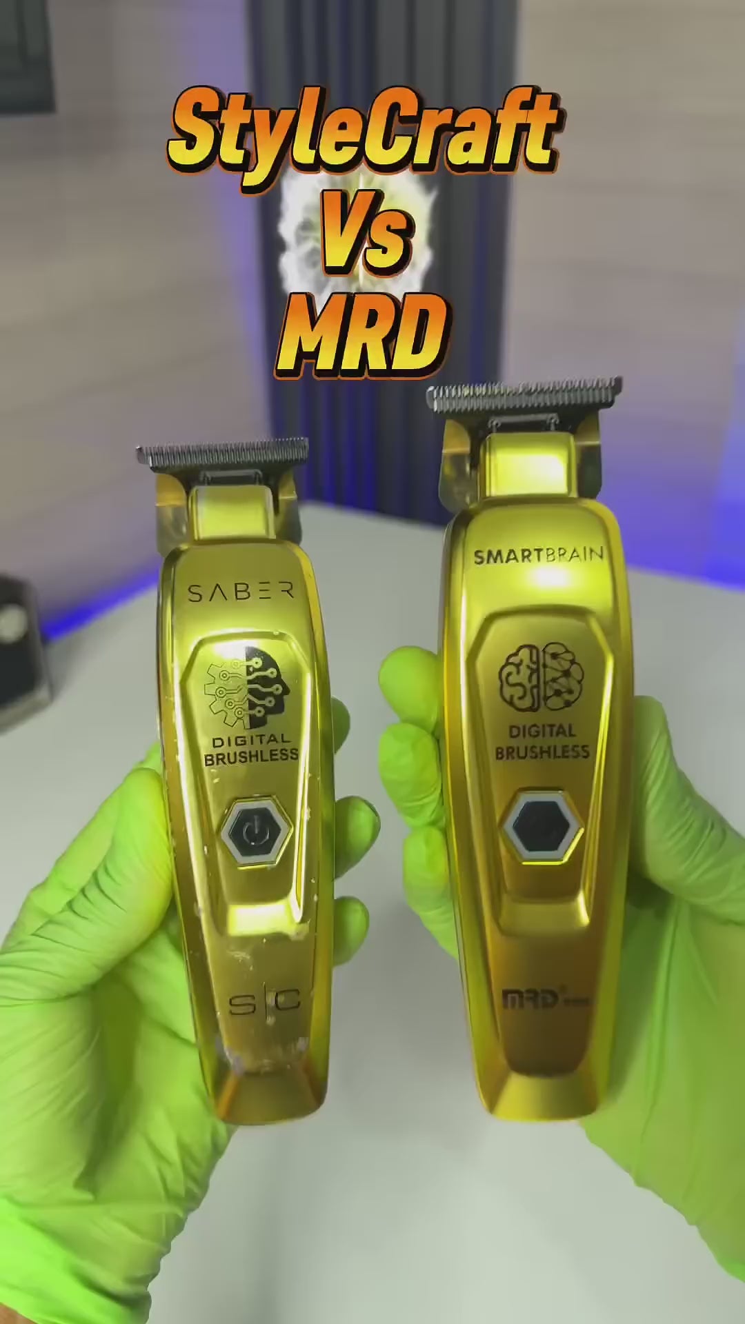 MRDPRO GMT 90-4 Trimmer-GOLD-Sharp Lines, Compact Design, Professional Performance