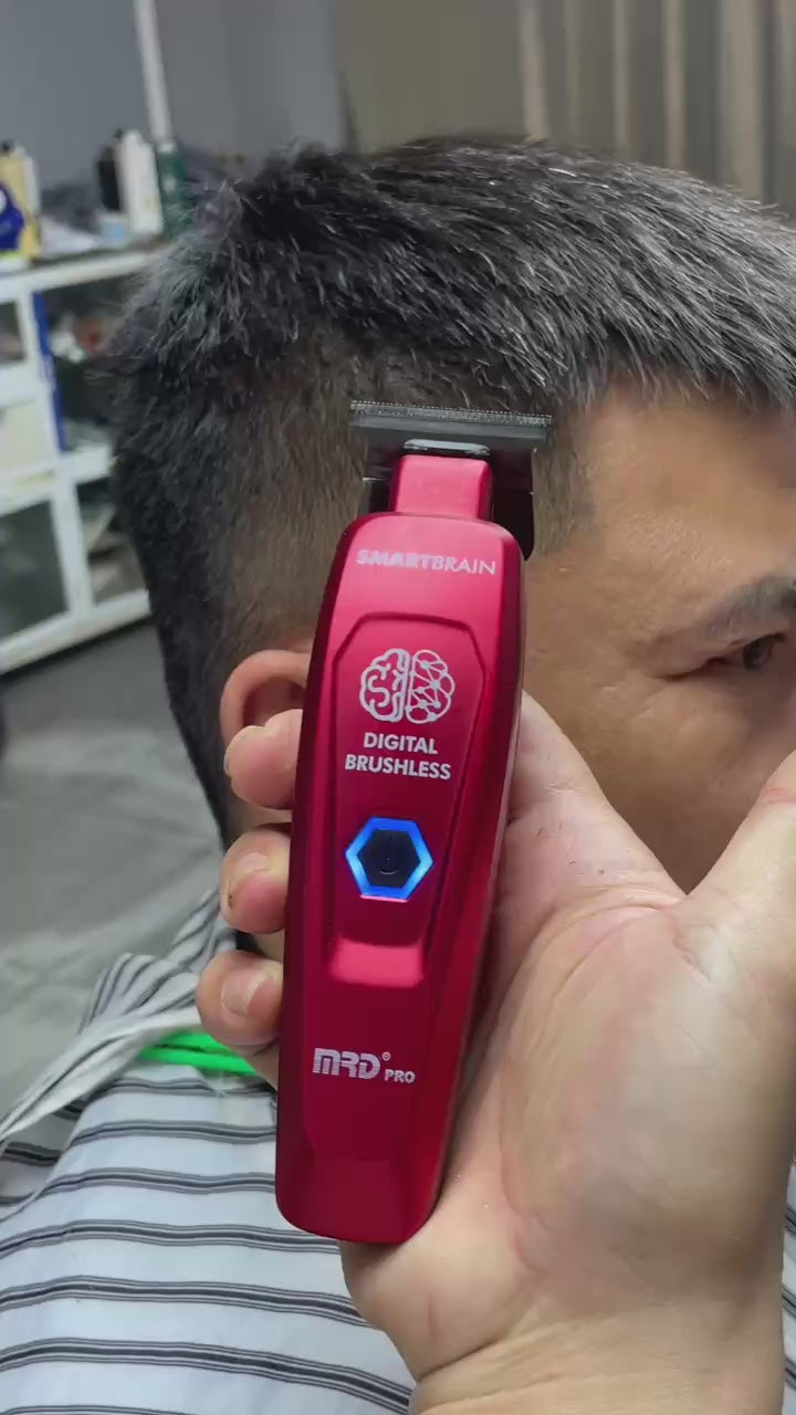 MRDPRO GMT 90-4 Trimmer-BURGUNDY-Sharp Lines, Compact Design, Professional Performance